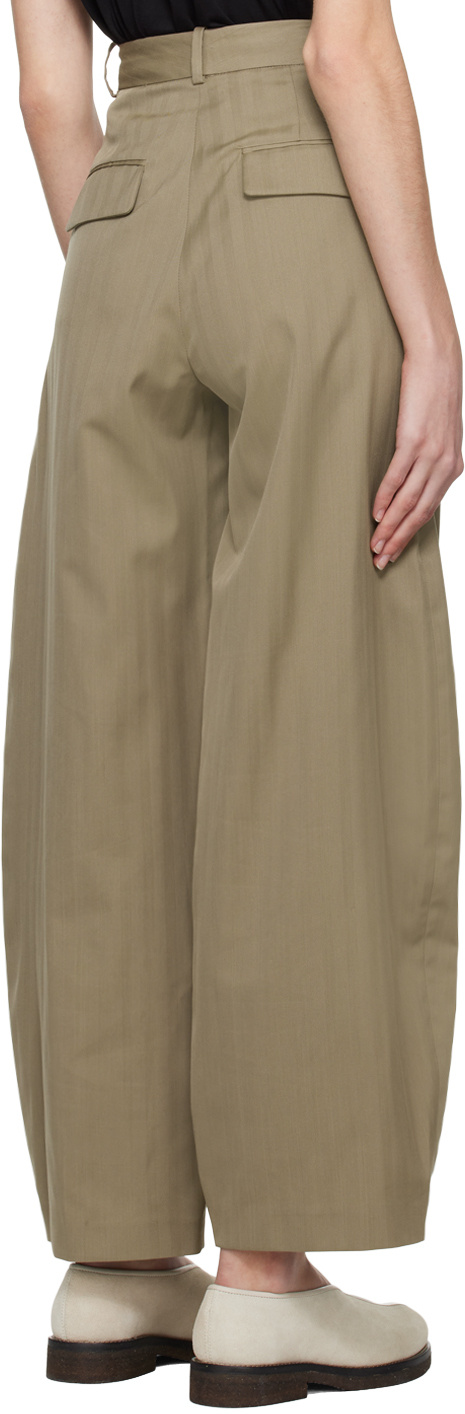 By Malene Birger Pleated Tapered Trousers
