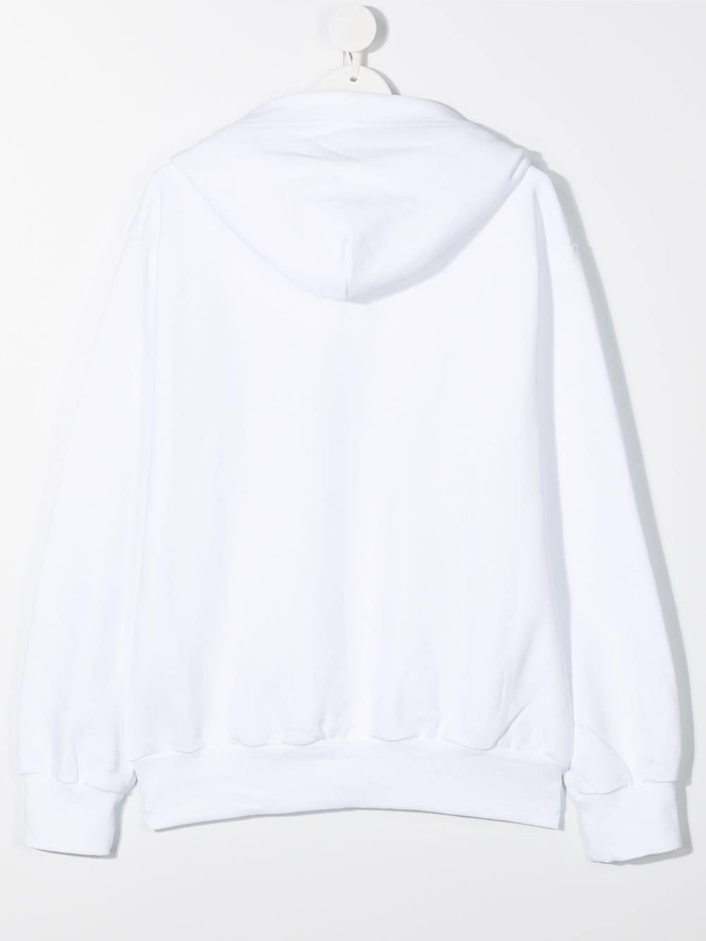 Diesel Combination-logo Print Hoodie In White