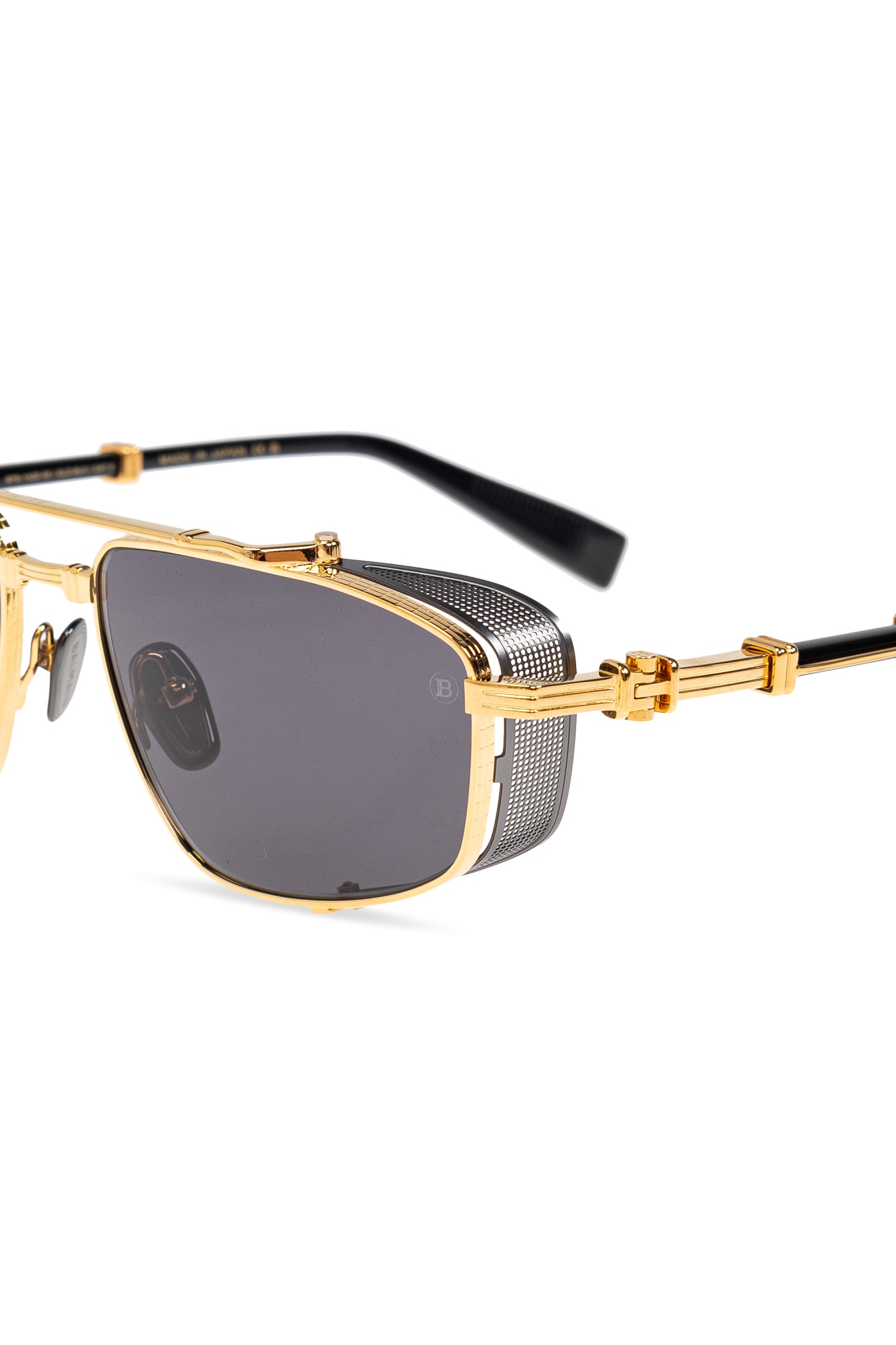 Balmain Eyewear Brigade V Sunglasses In Gray