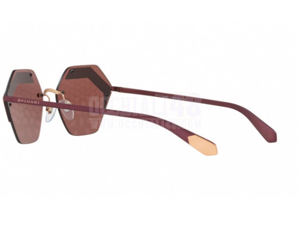 Bvlgari Irregular Mirror Sunglasses In Multicolor