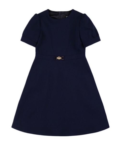 Versace Round-collar Short-sleeve Dress