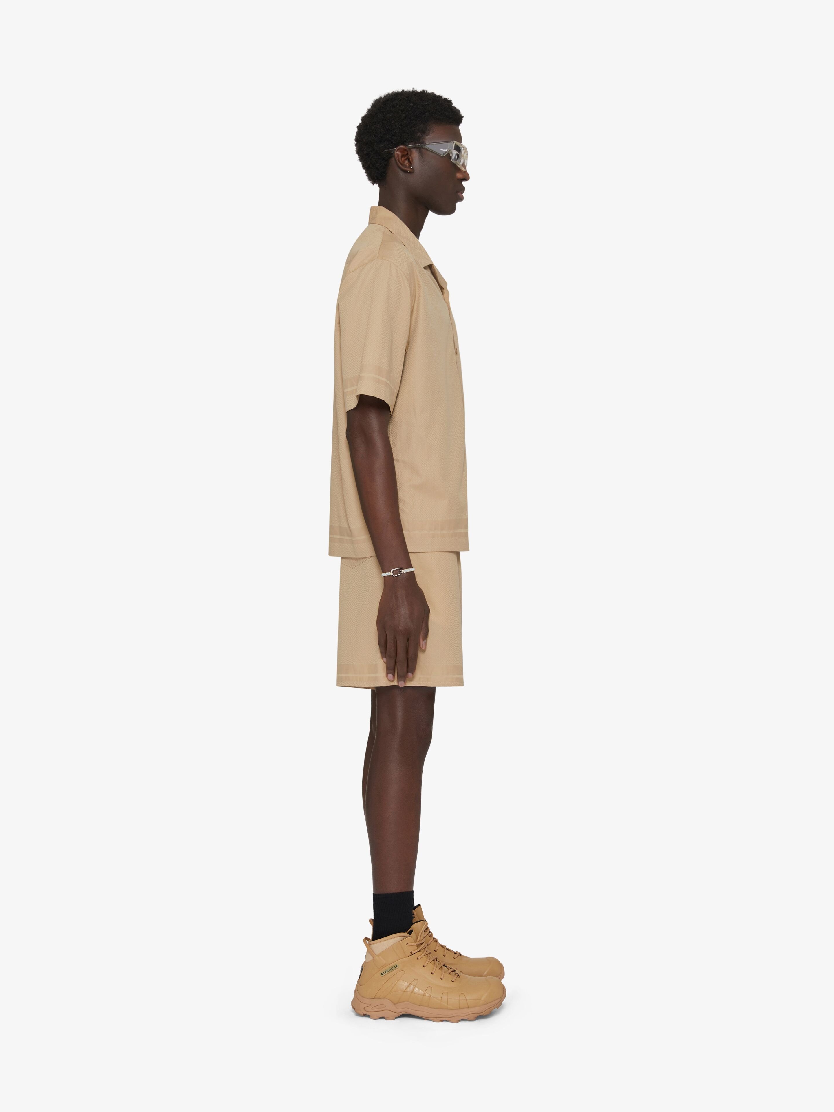 Givenchy Boxy Fit Shirt In 4g Cotton In Nude