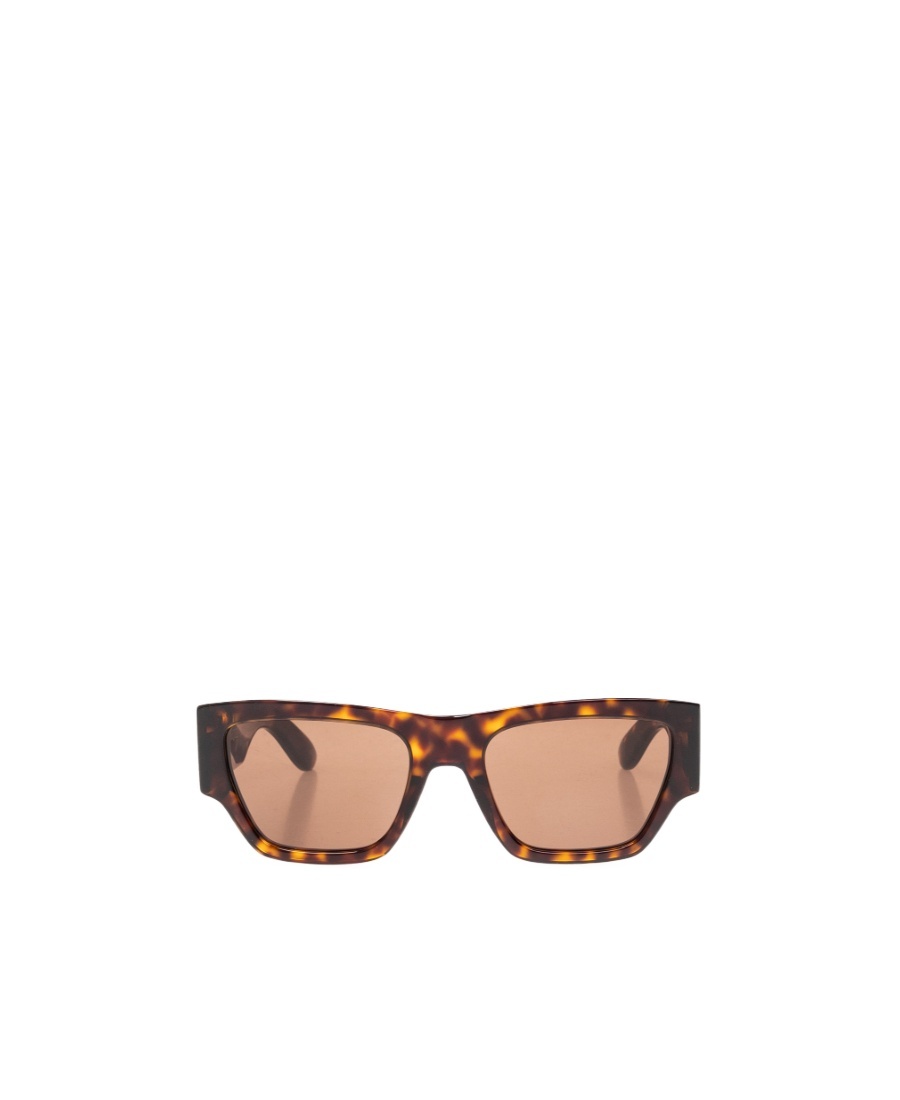 Alexander Mcqueen Square-frame Sunglasses In Nude