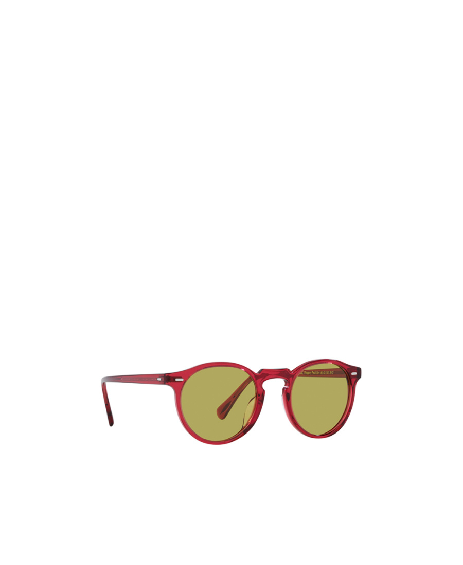 Oliver Peoples Gregory Round-frame Sunglasses In Green