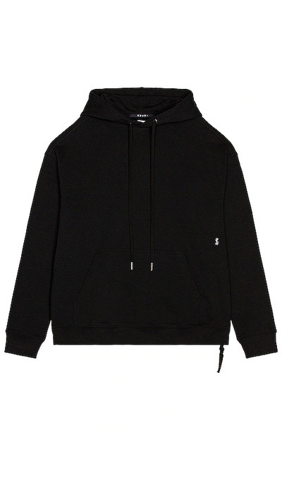 Shop Ksubi Logo Hooded Sweater In Black