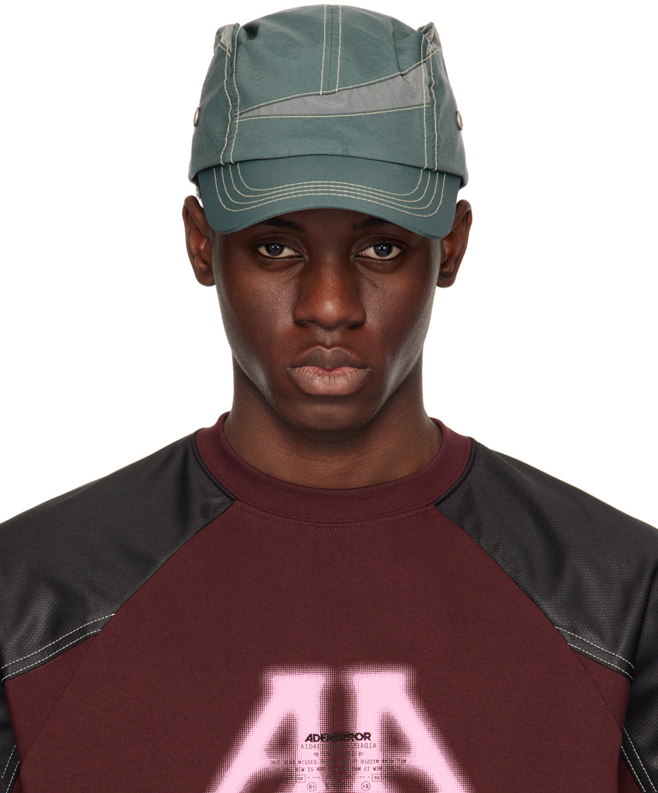 Ader Error Contrast-colored Stitching Baseball Cap In Red