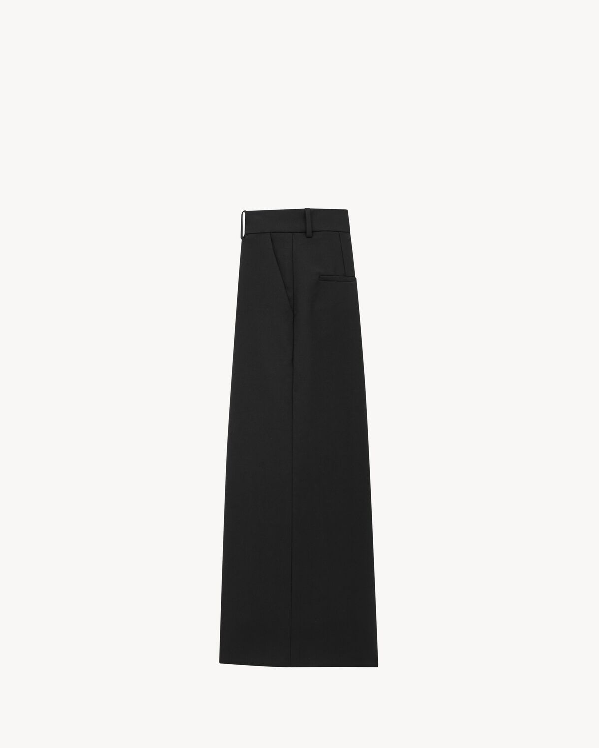 Saint Laurent Culottes In Wool Check In Black