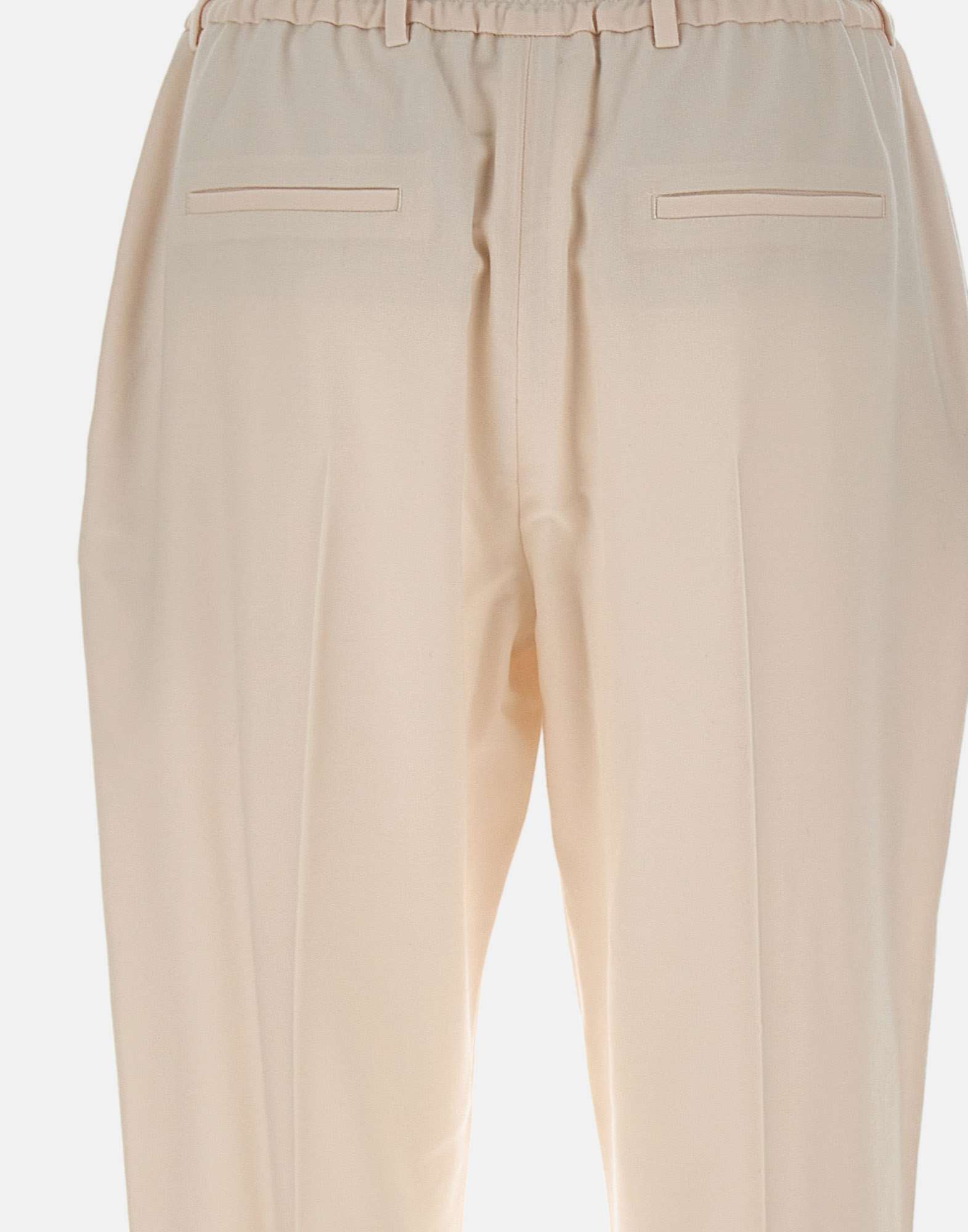 Eleventy Drawstring-cuffed Trousers In Neutral