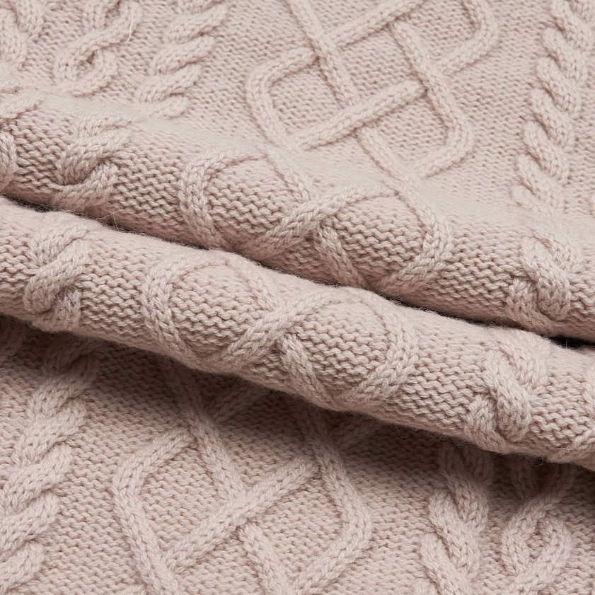 Max Mara High-necked Long-sleeved Sweater In Nude