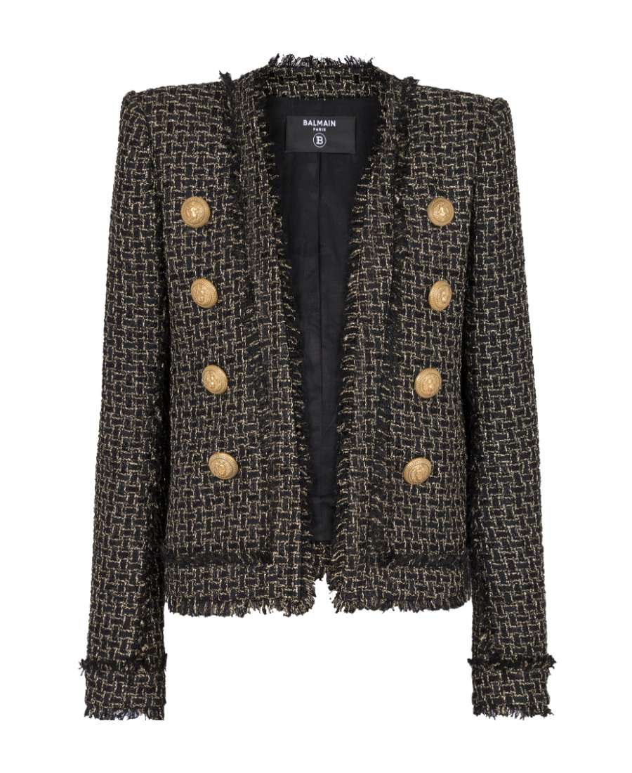 BALMAIN LUREX TWEED JACKET