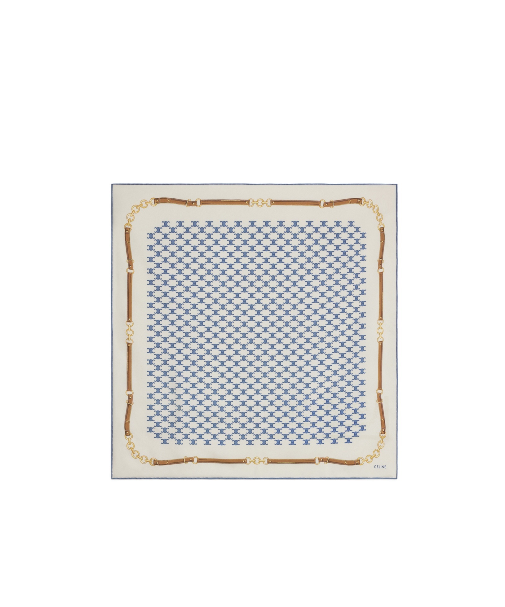 Celine Women Do Not Delete Stampa Foulard In White