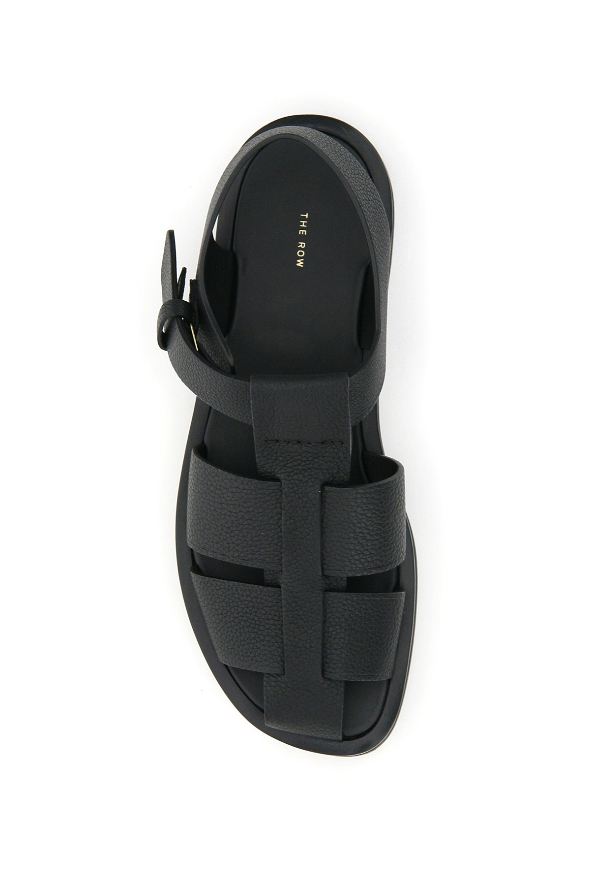 Shop The Row Fisherman Strappy Sandals In Black