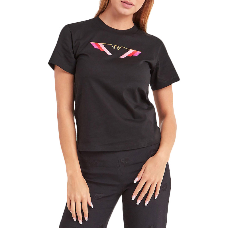 EMPORIO ARMANI EAGLE WING PATTERN T-SHIRT