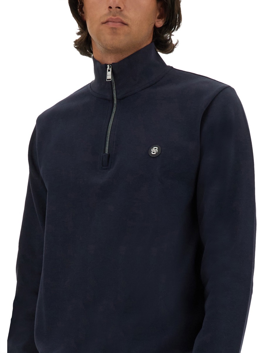 Hugo Boss Boss Sweatshirt With Logo In Black
