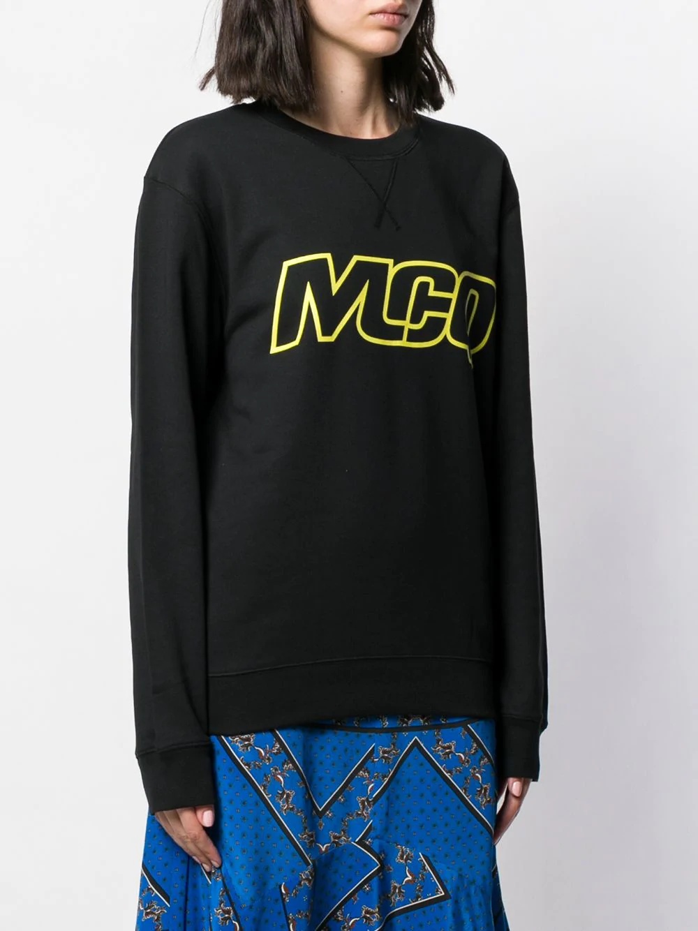 MCQ BY ALEXANDER MCQUEEN LOGO PRINT SWEATER 