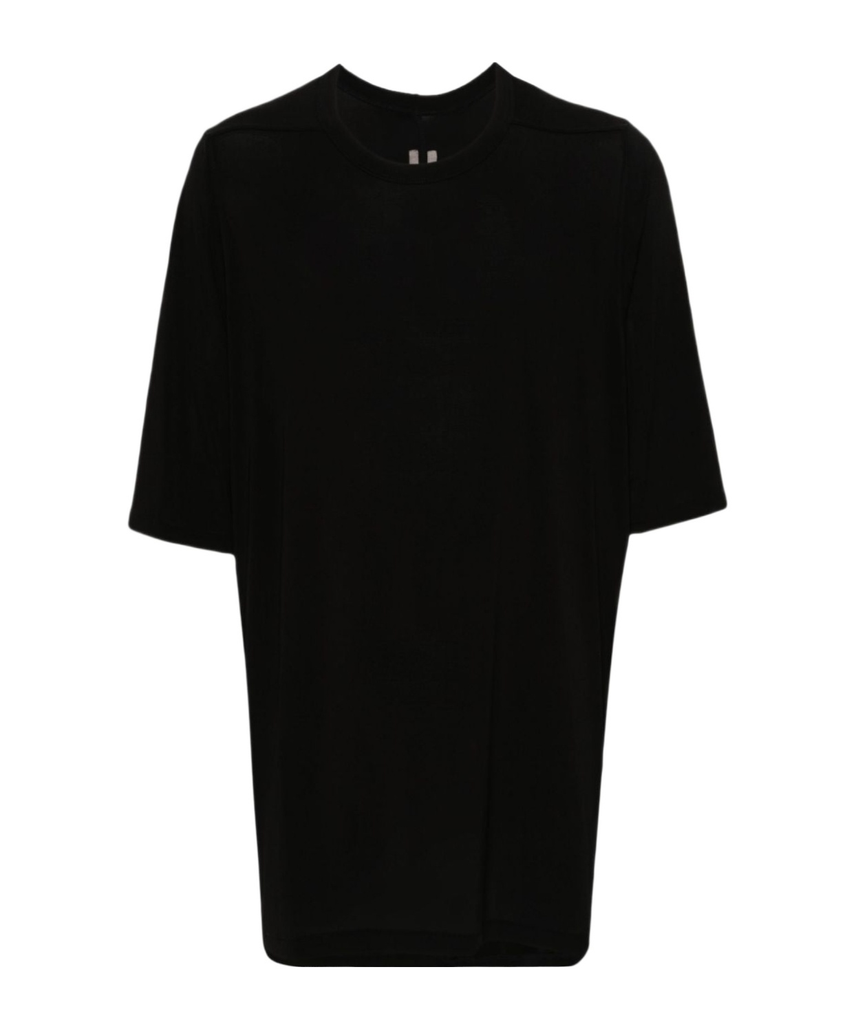 Rick Owens Relaxed Fit Oversized T-shirt With Classic Crew Neckline In Black