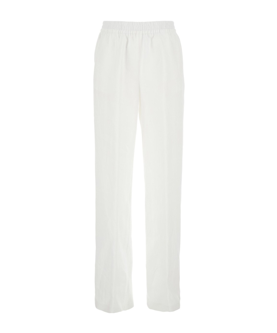 Eleventy 'combat' White Trousers With Double Pence Detail In White