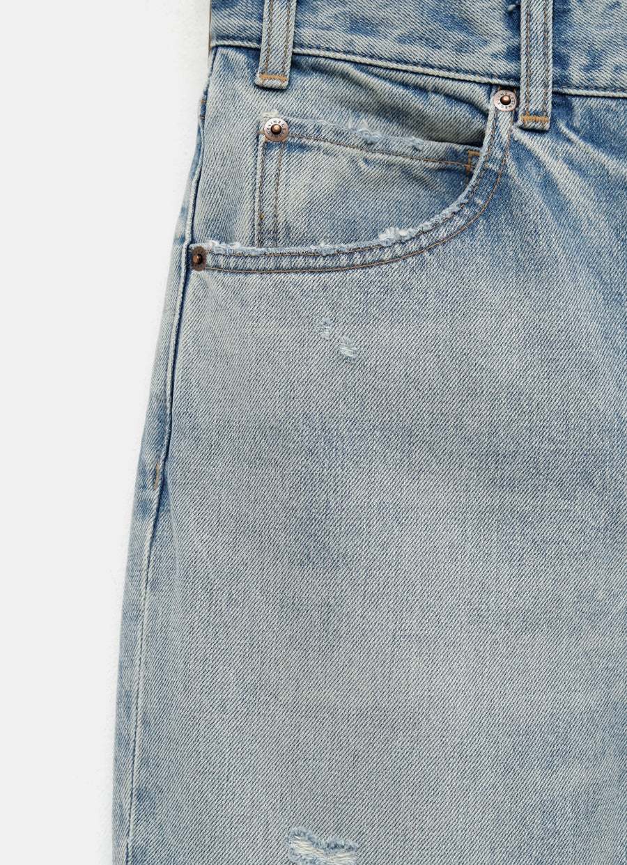 Celine Low-rise Denim Pants In Gray