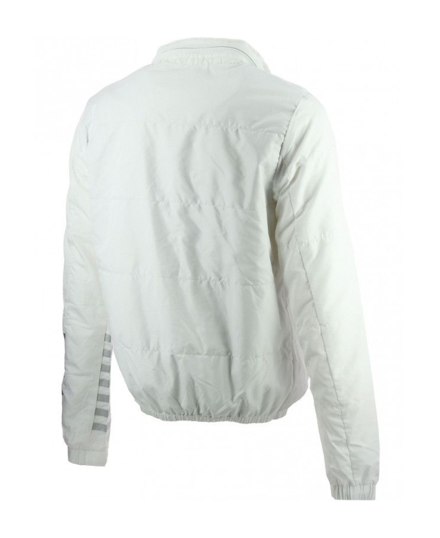 Ea7 Logo Letter Casual Jacket In White