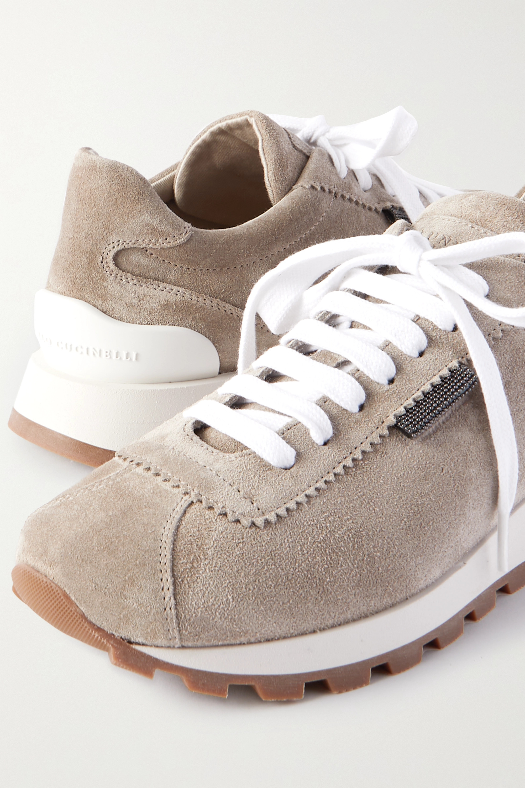 Brunello Cucinelli Low-cut Casual Sneakers In Nude