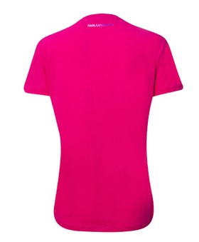 Karl Lagerfeld Logo T-shirt In Pink