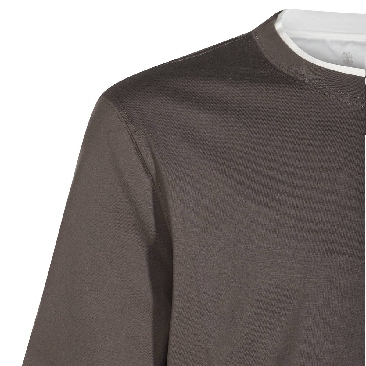 Brunello Cucinelli Short-sleeved T-shirt In Gray