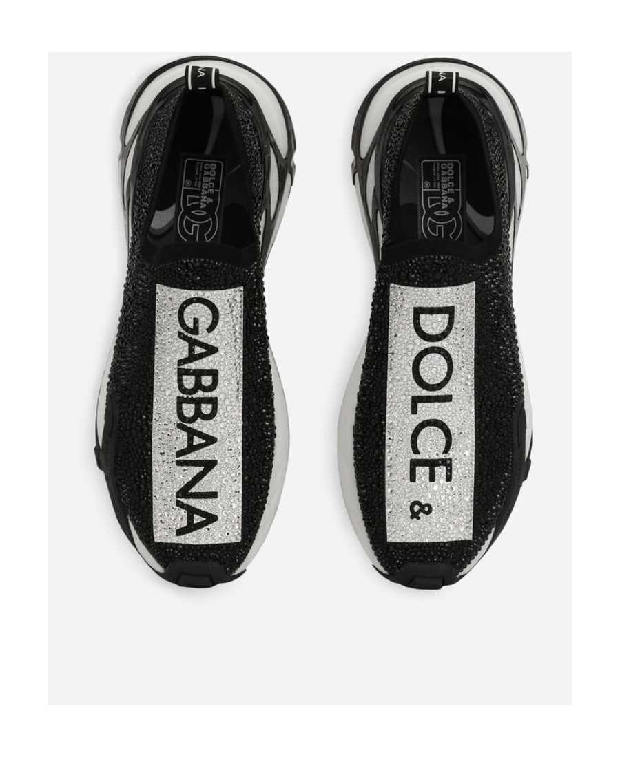 Dolce & Gabbana Sorrento Slip-on Sneakers In Black