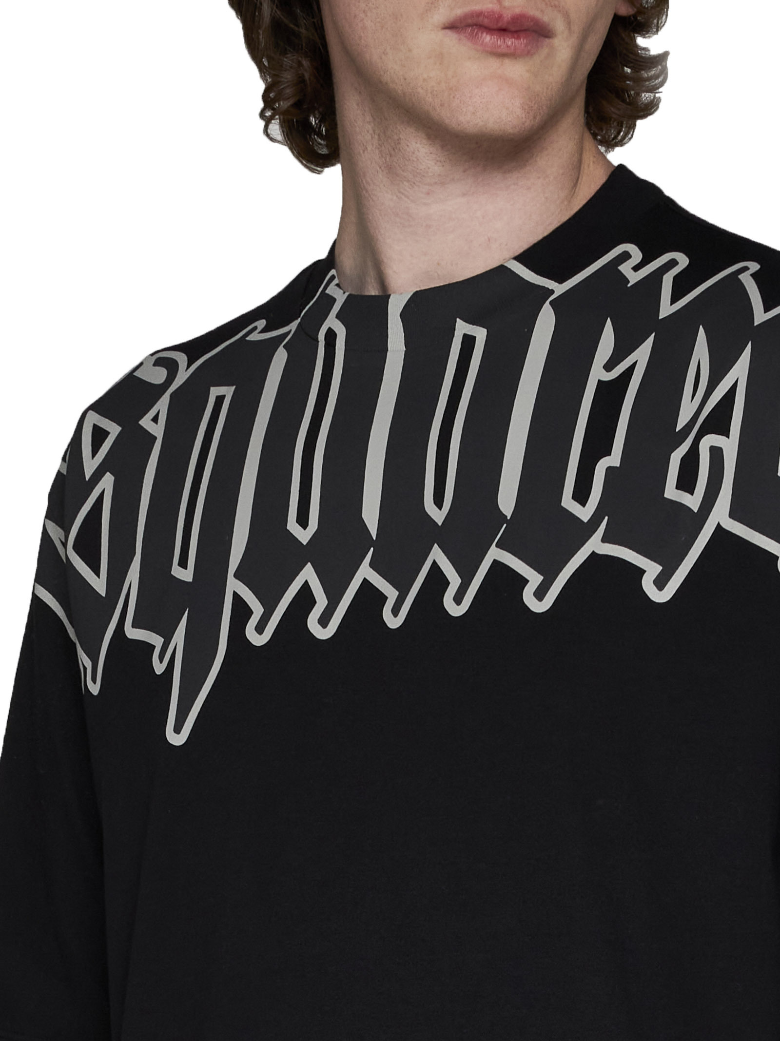 Dsquared2 Cotton D2 Gothic Loose Fit T-shirt In Black
