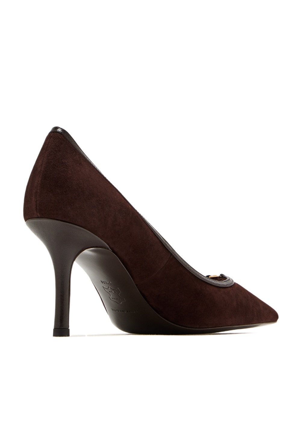 Tory Burch 80mm Double T-buckle Pumps In Brown