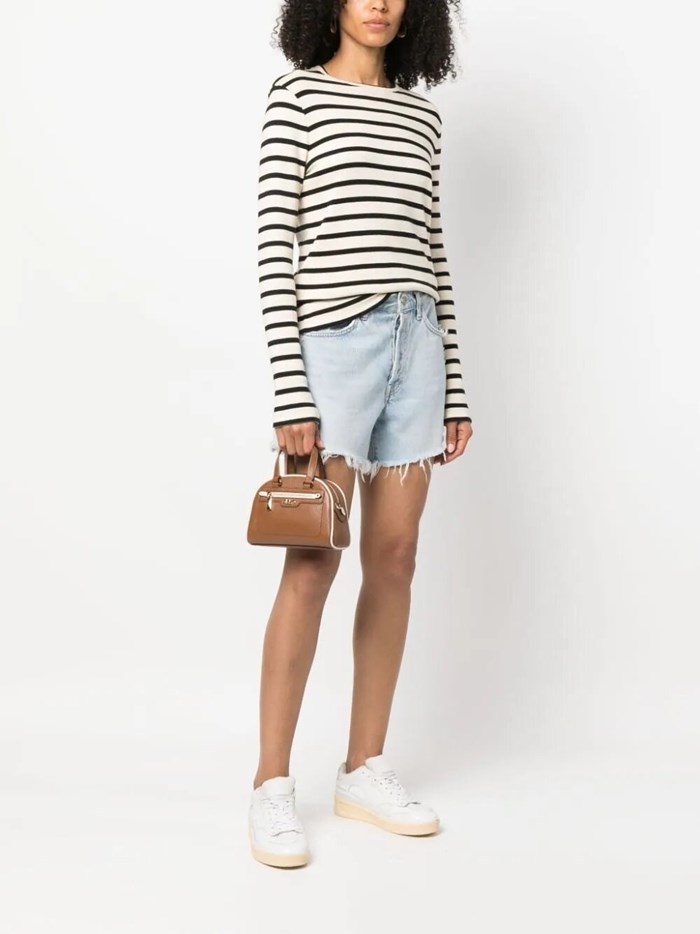 Michael Michael Kors Small Williamsburg Leather Crossbody Bag In Brown