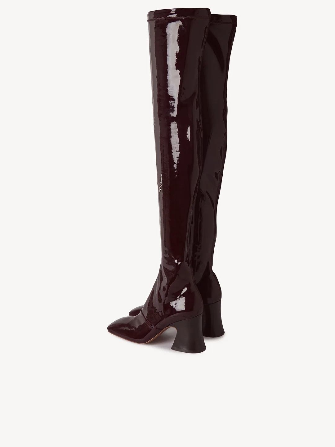 Chloé Janis Patent Leather Over-the-knee Boots