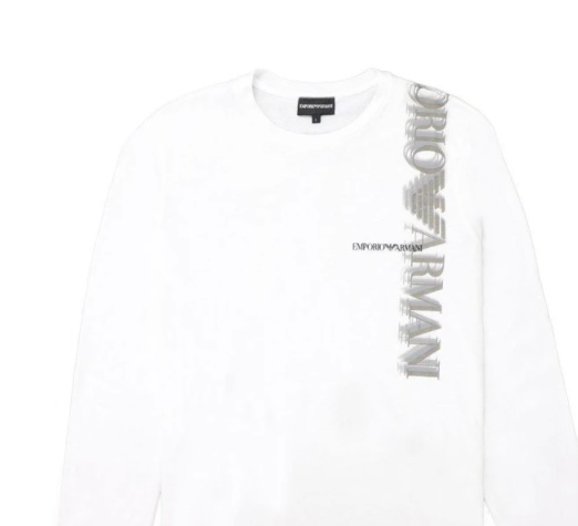 EMPORIO ARMANI LOGO LONG-SLEEVED T-SHIRT