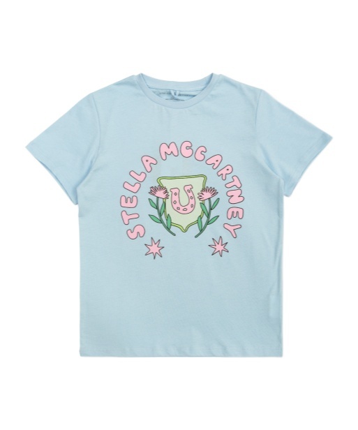 Stella Mccartney Short-sleeved T-shirt In Blue