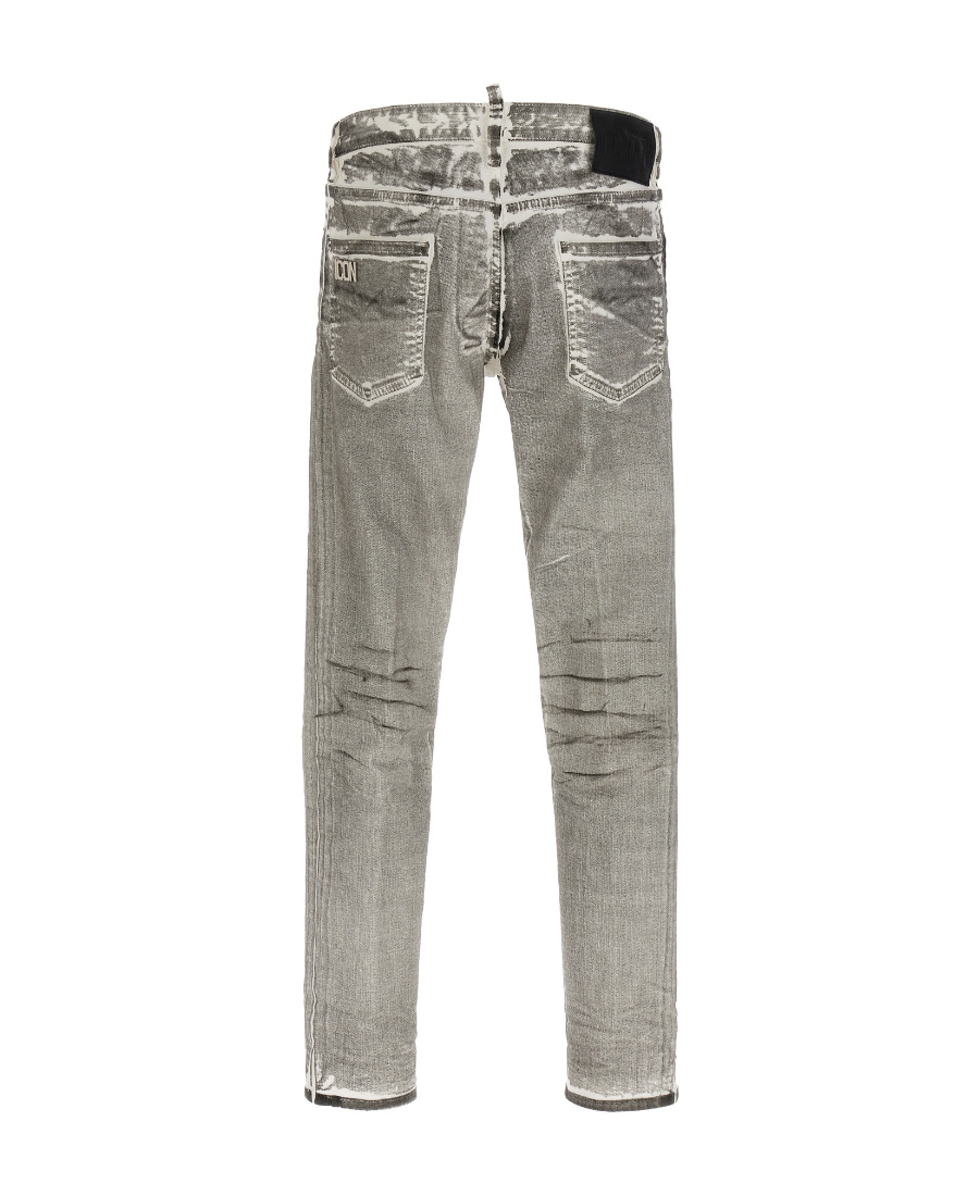Dsquared2 Cool Guy Mid-rise Slim-fit Jeans In Gray