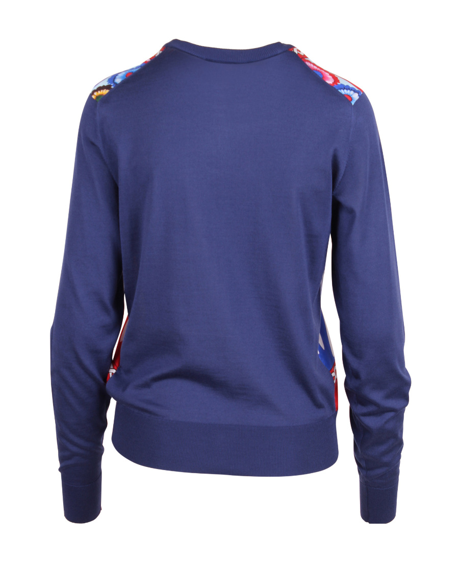 Dolce & Gabbana Carretto Button-down Silk Cardigan In Blue