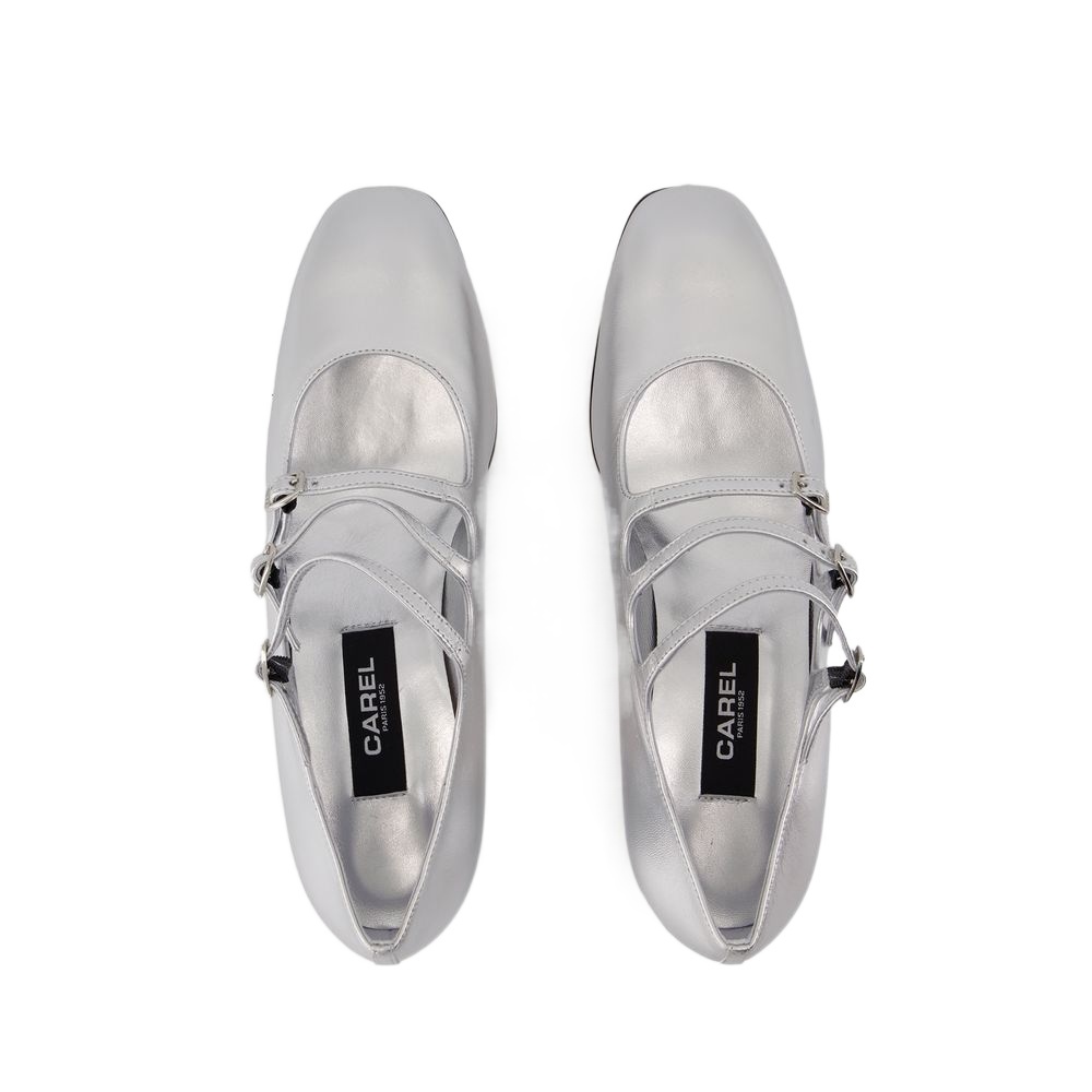 Shop Carel Paris Kina Mary Jane Shoes In Gray
