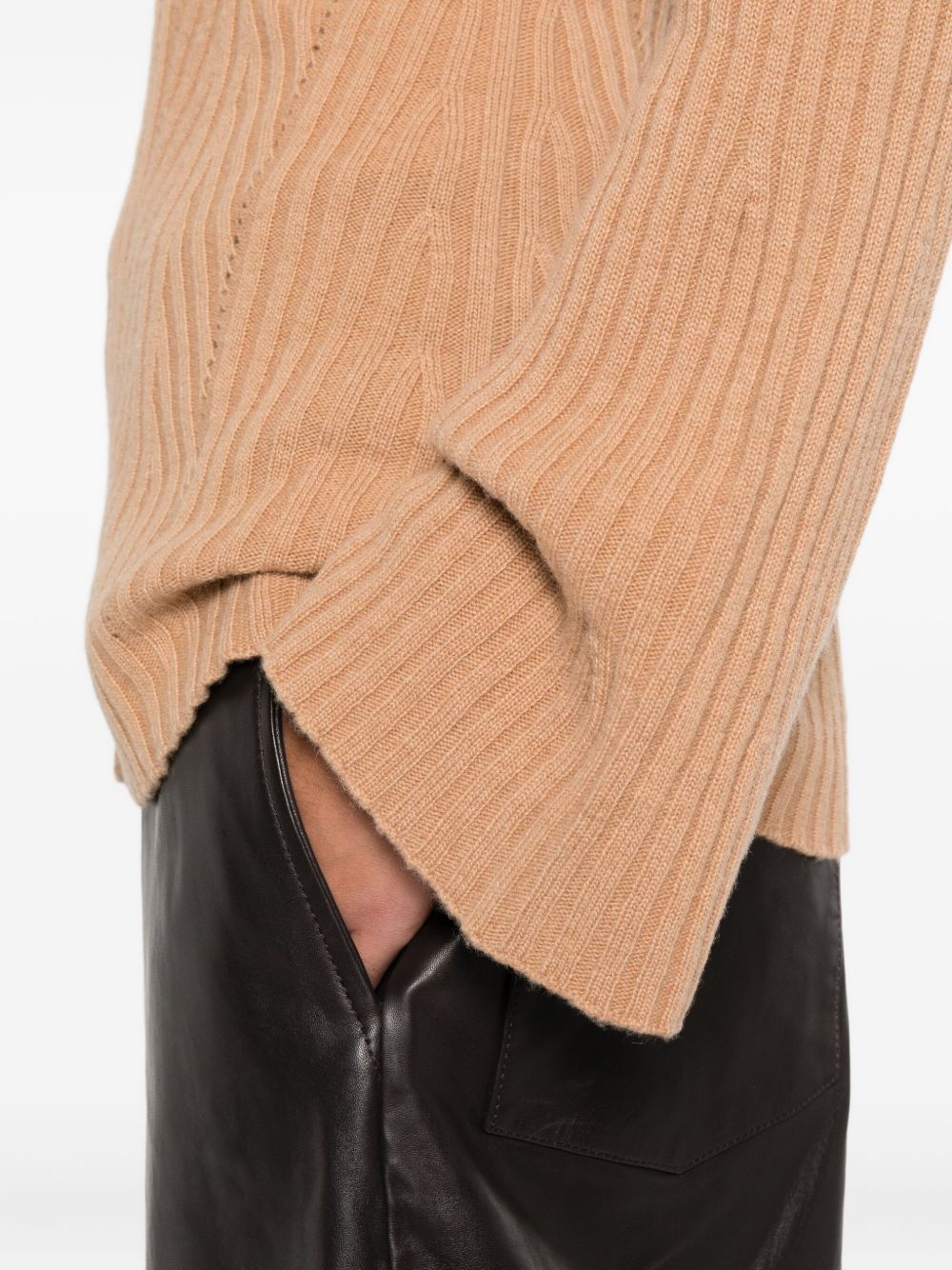 Twinset Crew-neck Sweater In Brown