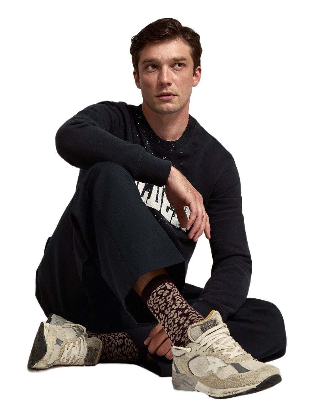 Golden Goose Dad-star Chunky Sneakers In White