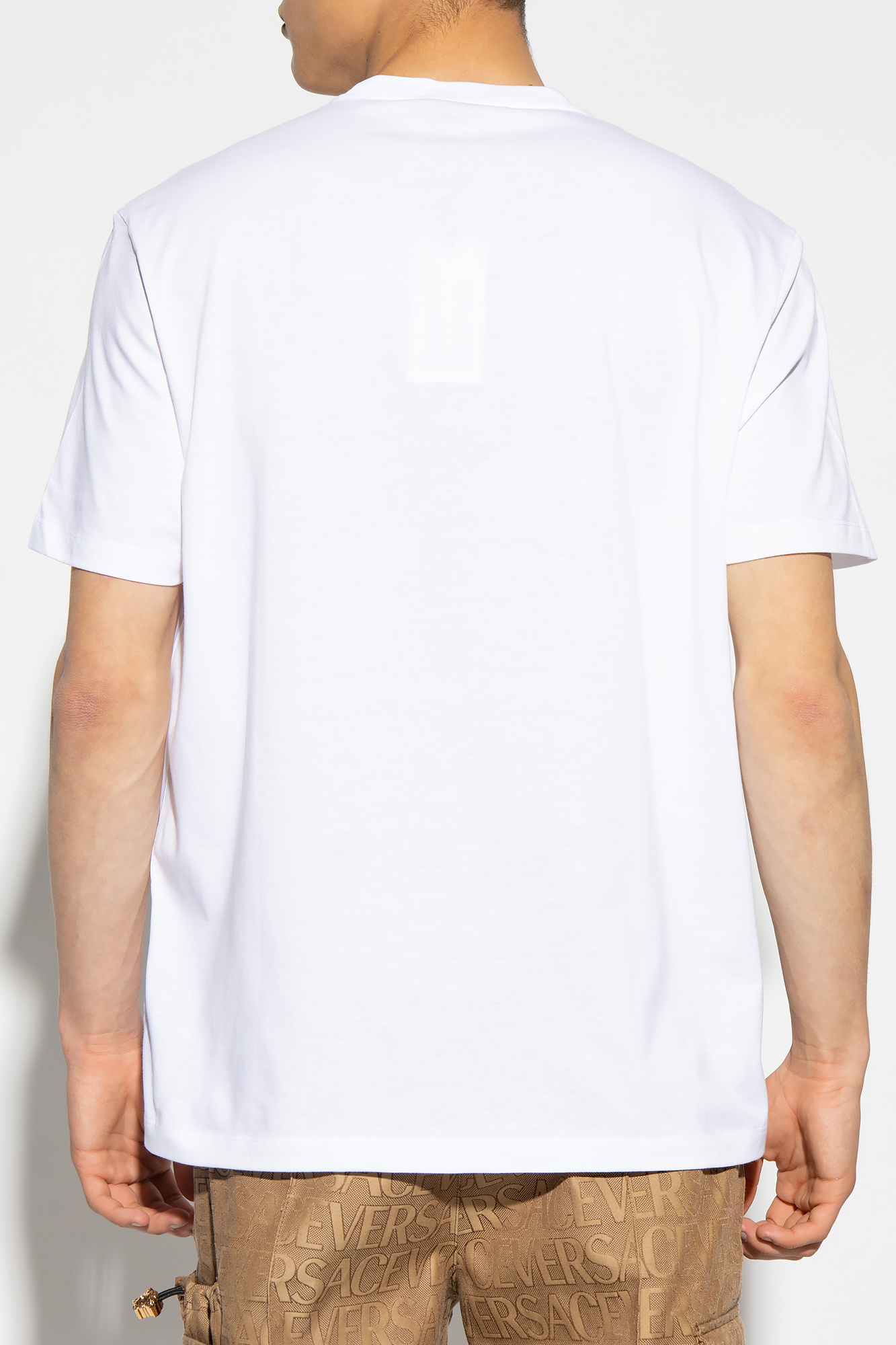Versace Logo-print T-shirt In White