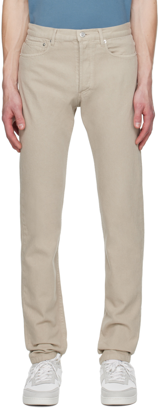 Apc Petit New Standard Skinny Jeans In White