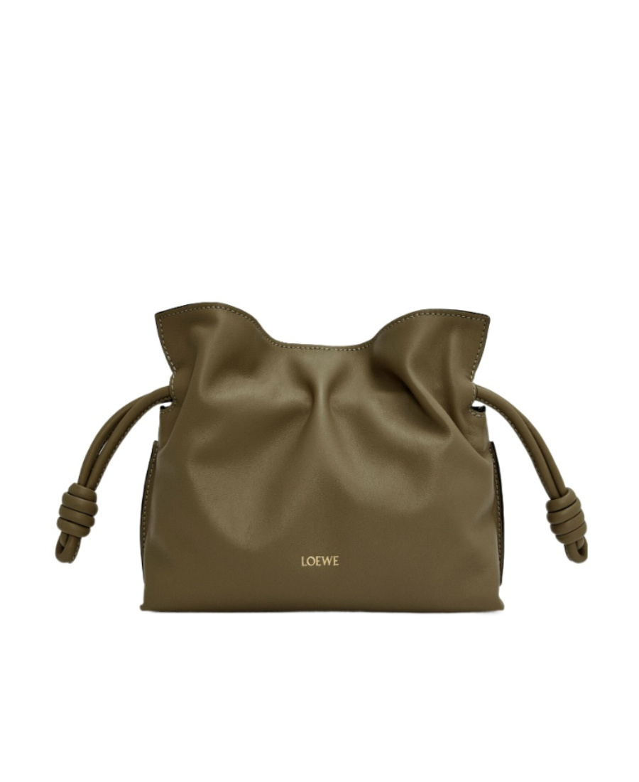 Loewe Flamenco Mini Shoulder Bag In Green