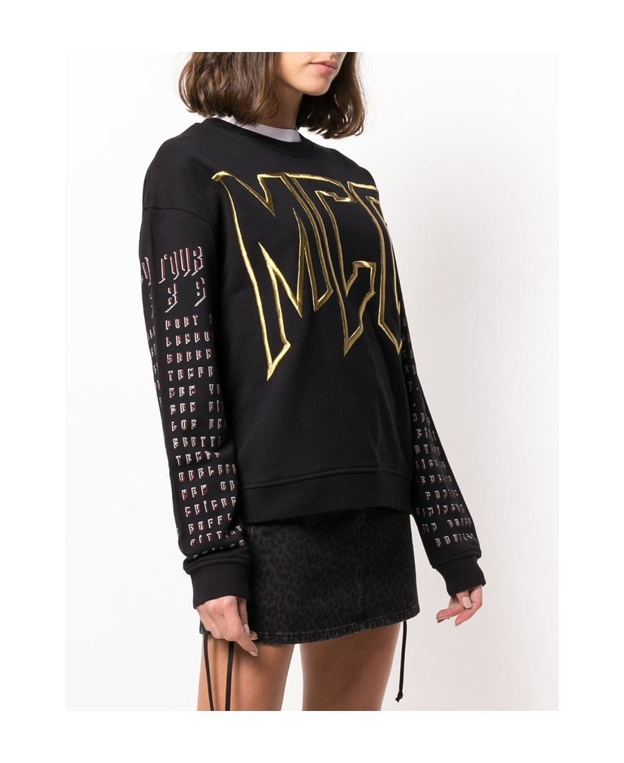 Mcq By Alexander Mcqueen Logo Pullover In Black