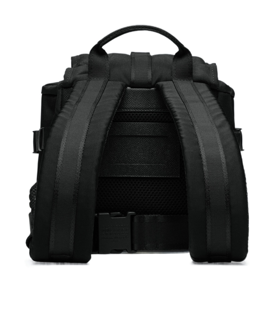 Maison Margiela Numbers-patch Backpack In Black