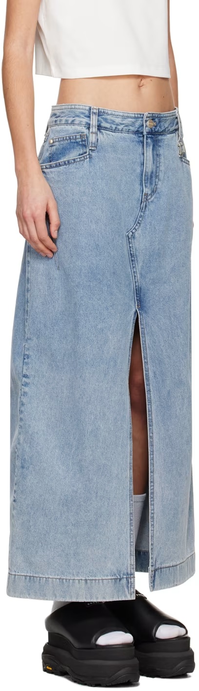 WOOYOUNGMI NON-ELASTIC DENIM SKIRT