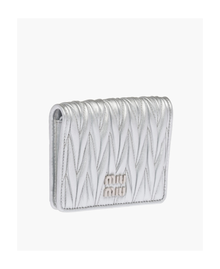 Miu Miu Carteras Y Monederos - Plata In White