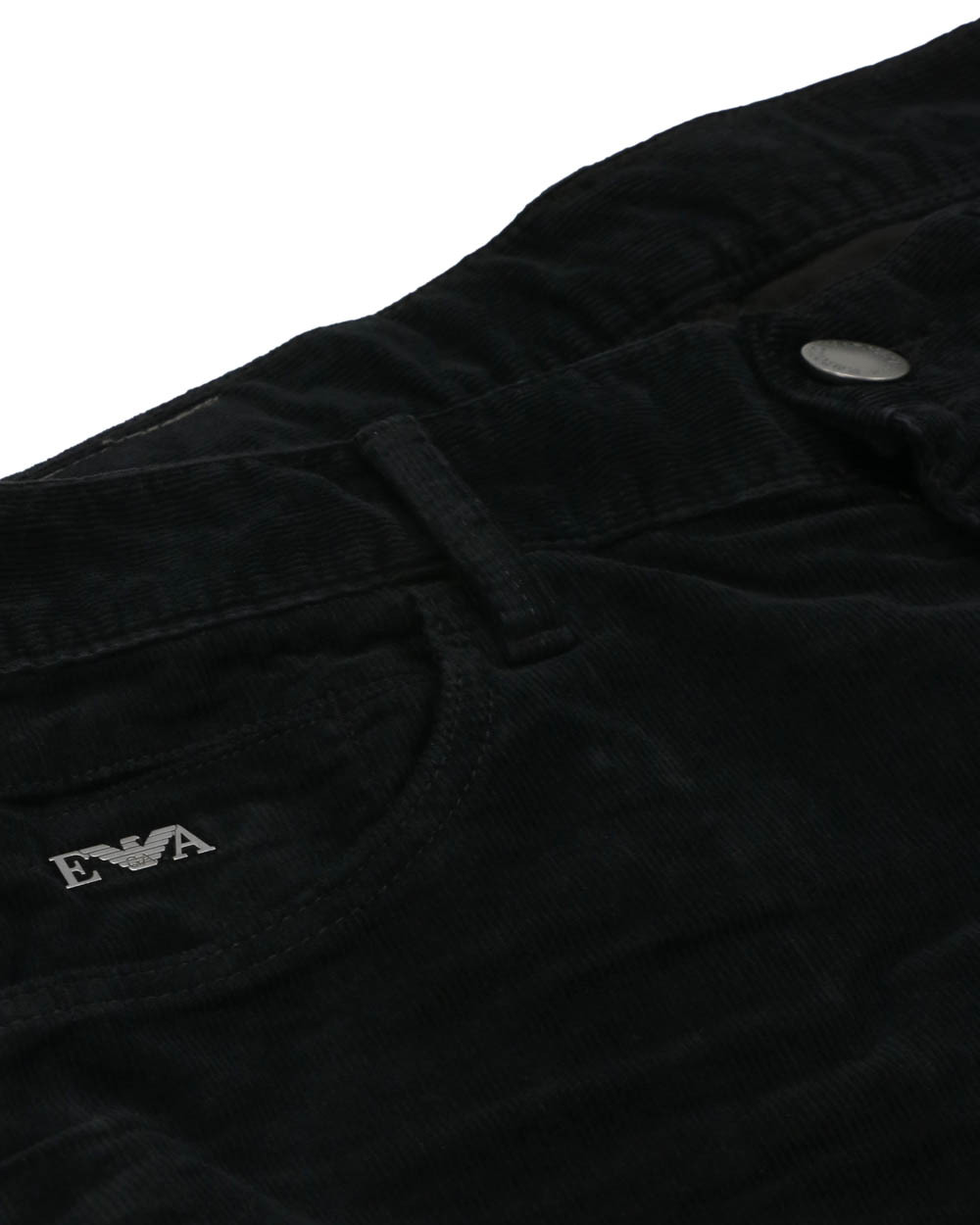 Armani Collezioni Logo Jeans In Black