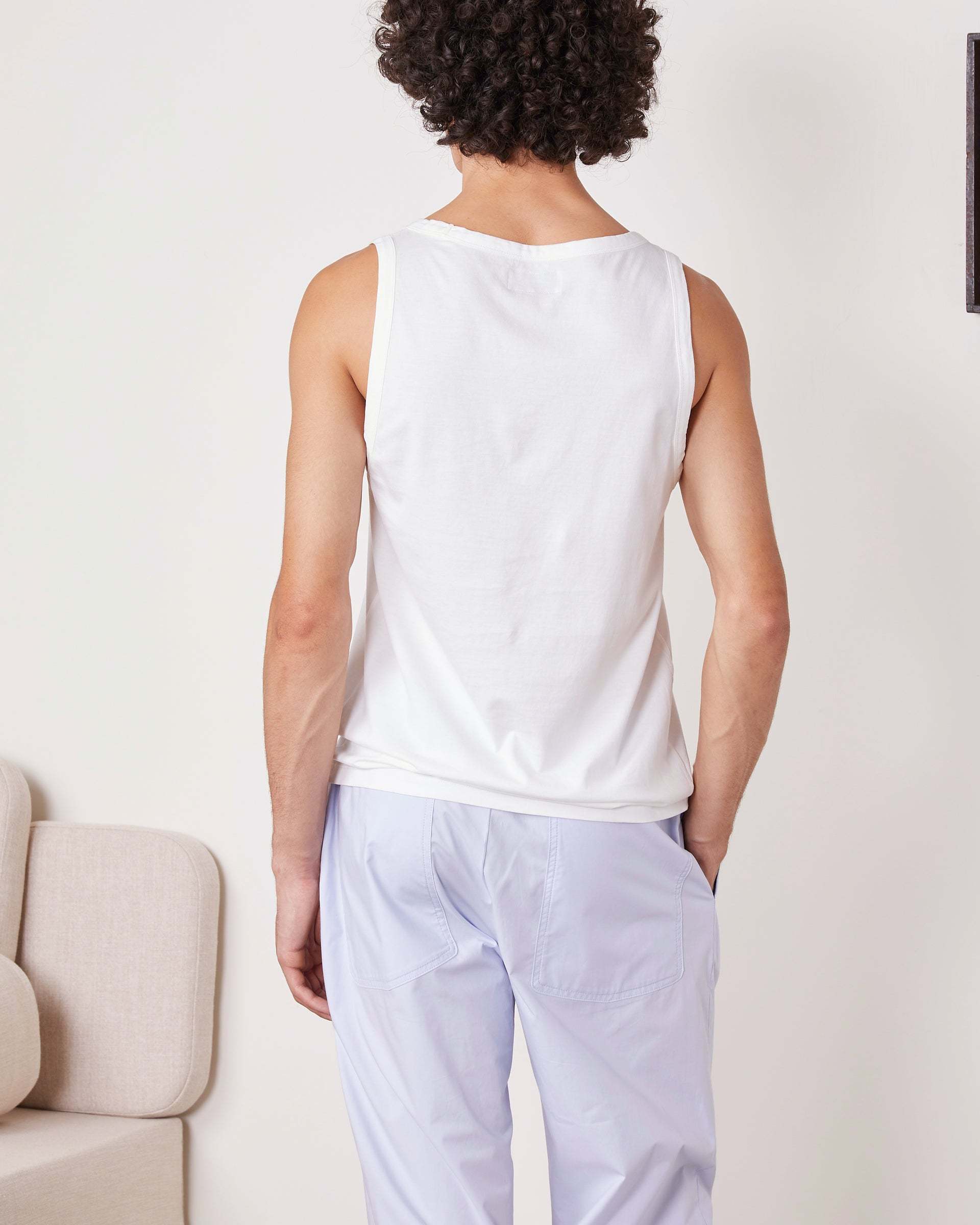 Officine Generale Sleeveless Vest In White