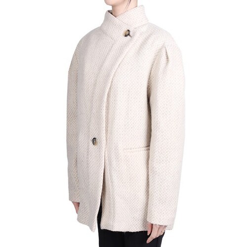 Isabel Marant Étoile High-necked Jacket In White