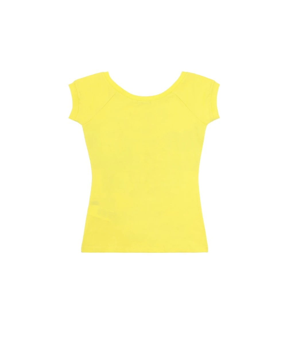Shop Iceberg Printed T-shirt With Round Neck In Yellow