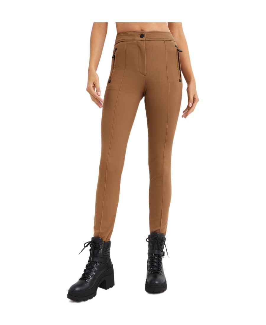 Moncler Pantalon En Sergé In Brown